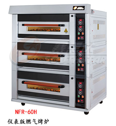 賽思達燃氣烤箱NFR-60H豪華型三層六盤儀表版廠家直銷